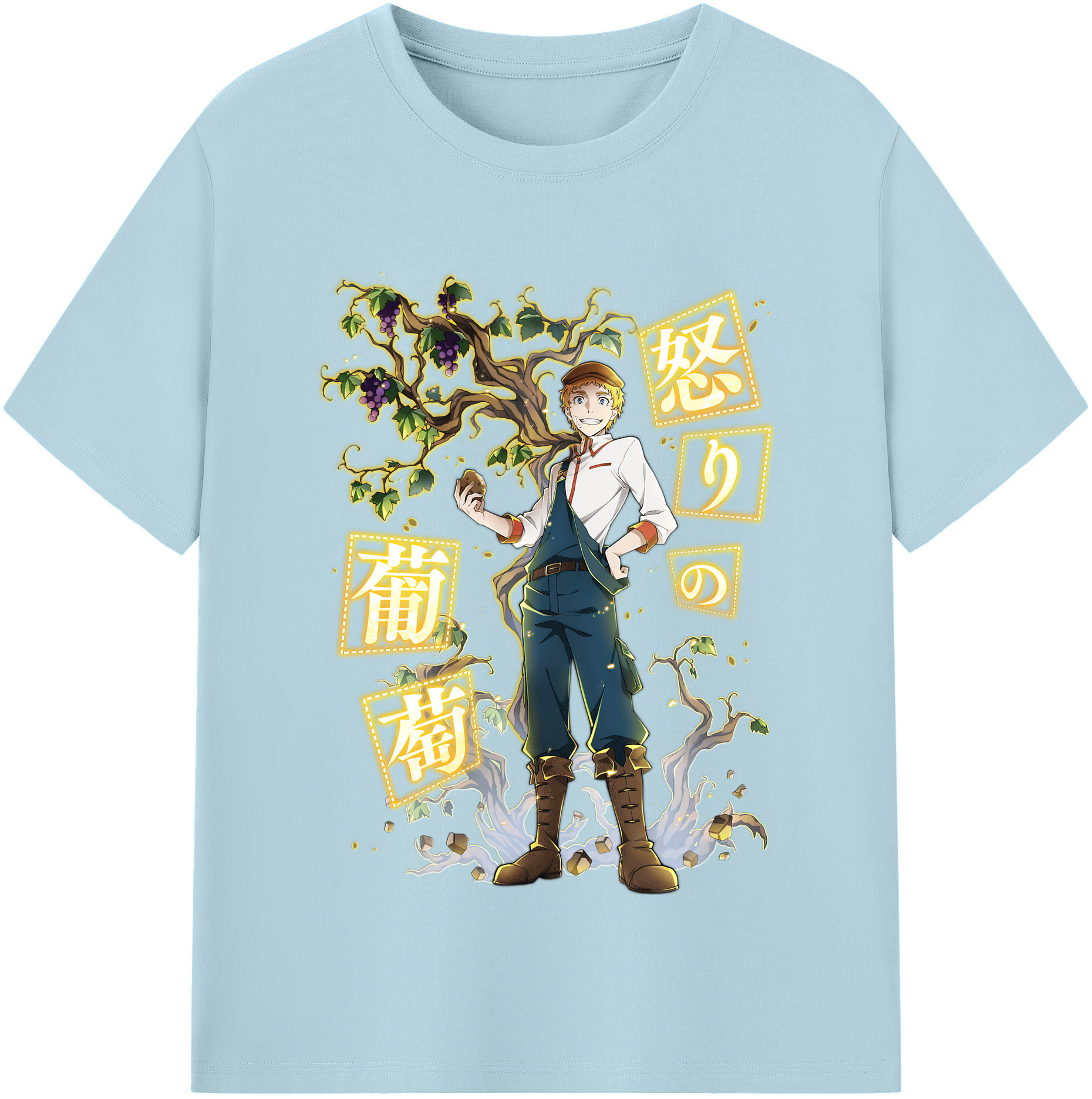（画像用） 文豪ストレイドッグス Bungo Stray Dogs 綿100％半袖Tシャツ（フロントプリント）